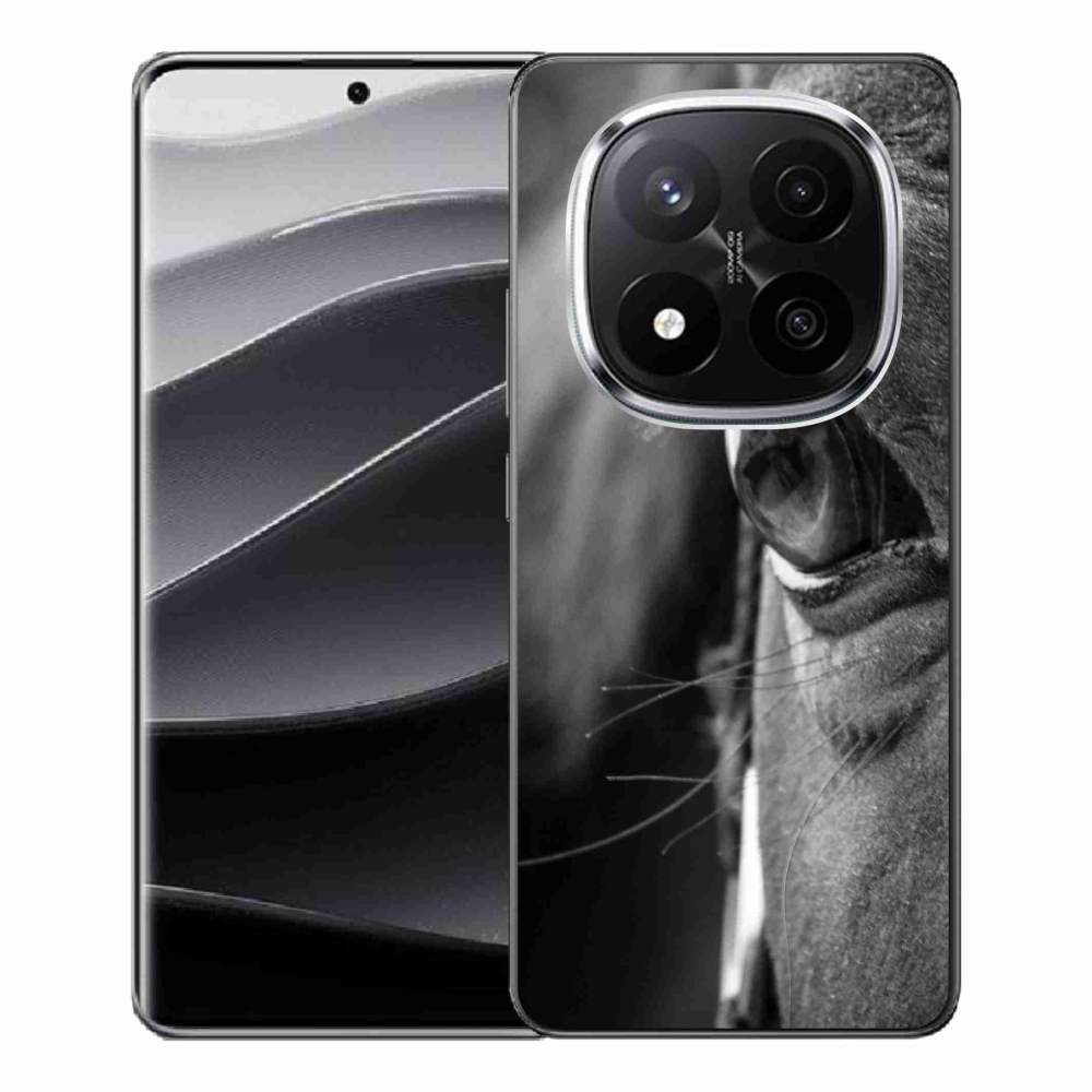 Gelový kryt mmCase na Xiaomi Remdi Note 14 Pro+ 5G - koňský pohled