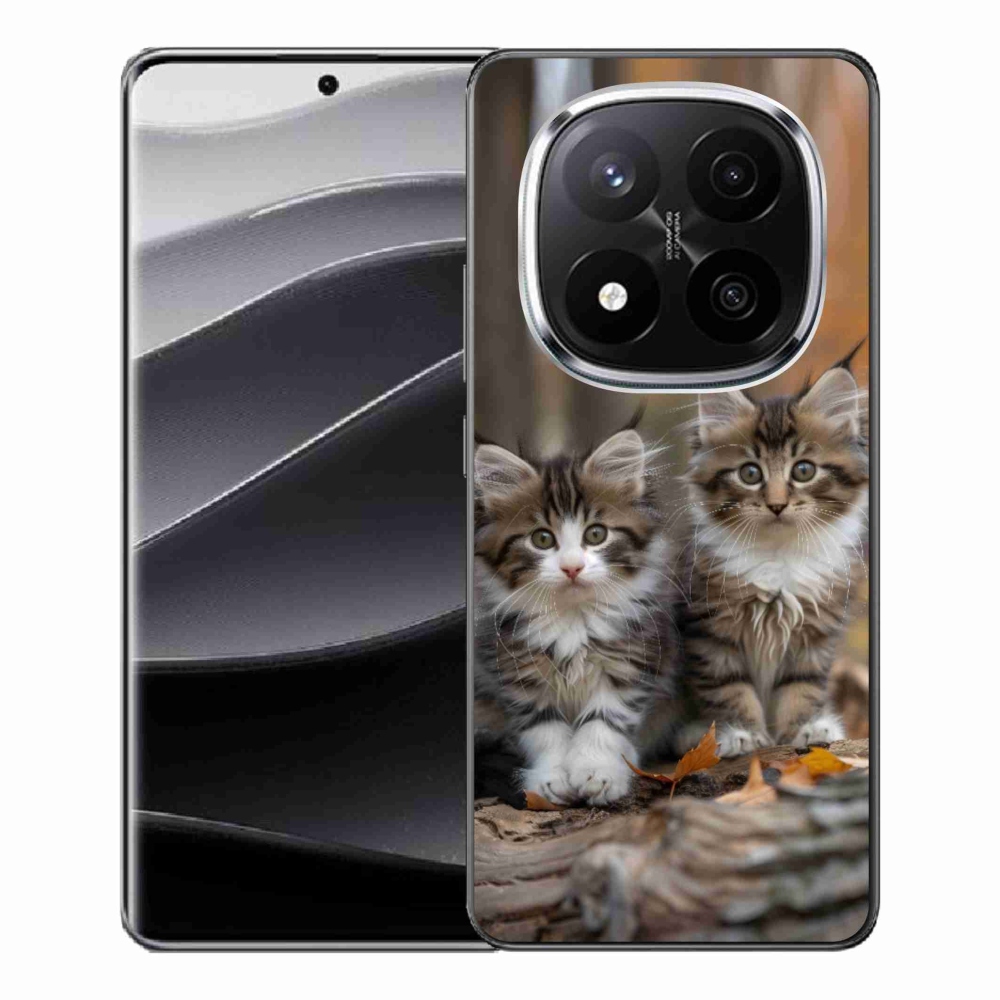 Gelový kryt mmCase na Xiaomi Remdi Note 14 Pro+ 5G - kočičí duo 3