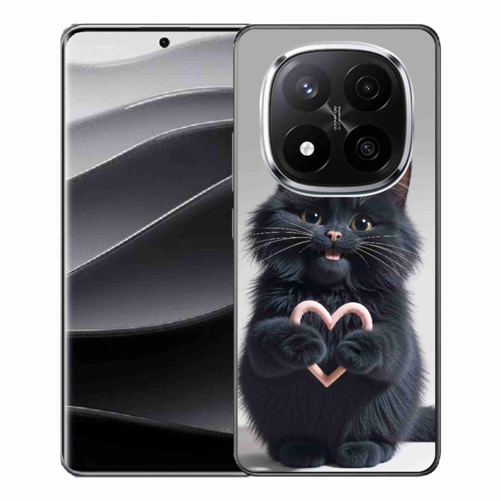 Gelový kryt mmCase na Xiaomi Remdi Note 14 Pro+ 5G - kočičí láska 3