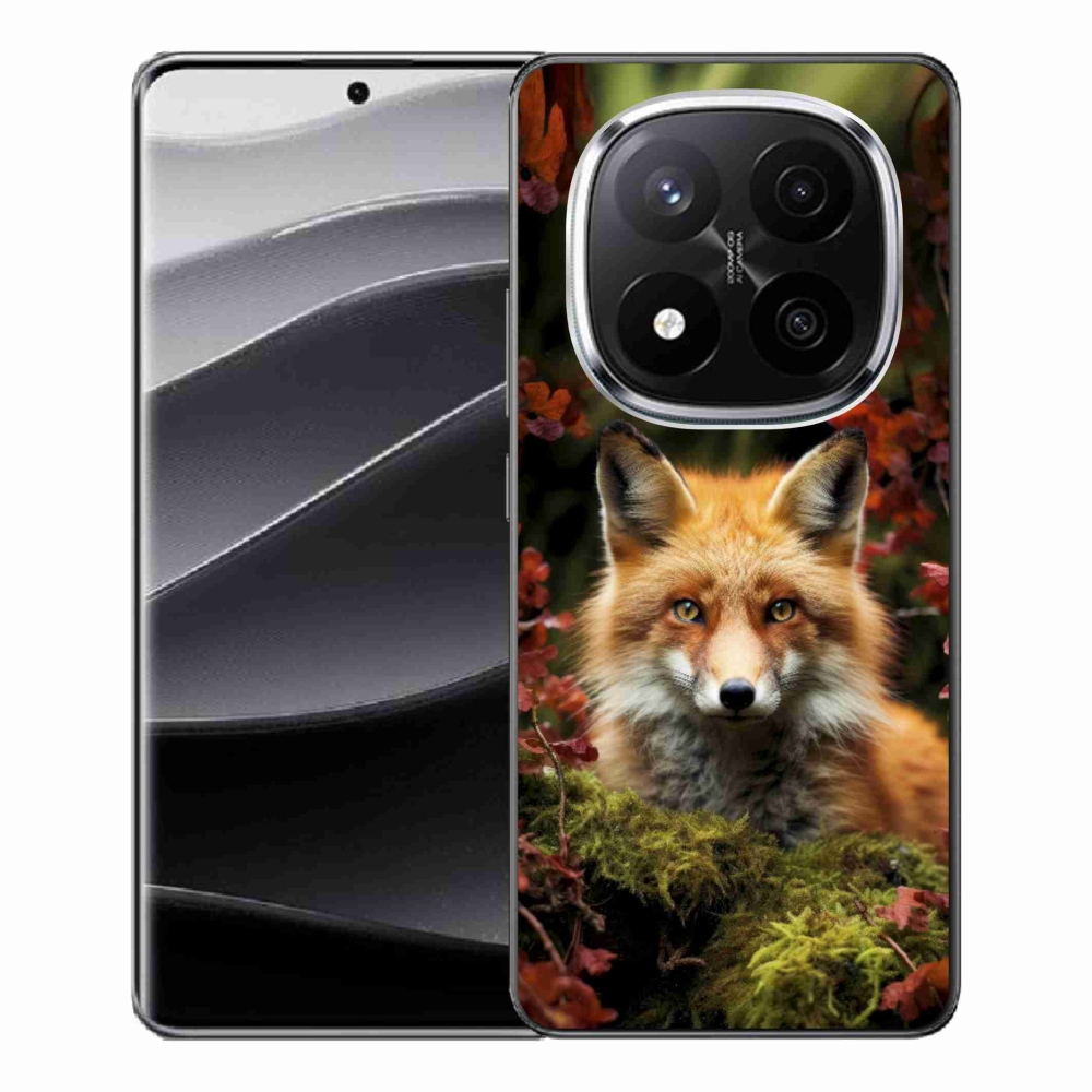 Gelový kryt mmCase na Xiaomi Remdi Note 14 Pro+ 5G - liška v lese