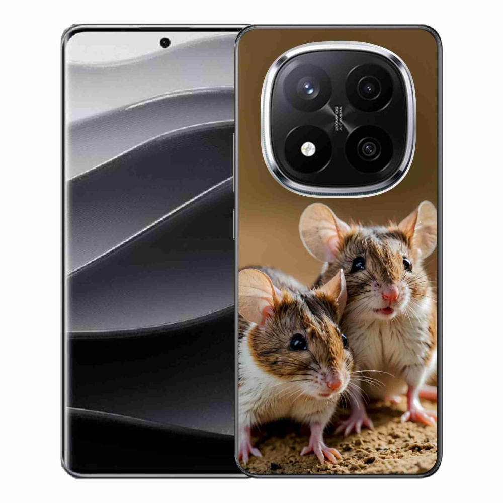Gelový kryt mmCase na Xiaomi Remdi Note 14 Pro+ 5G - myší duo