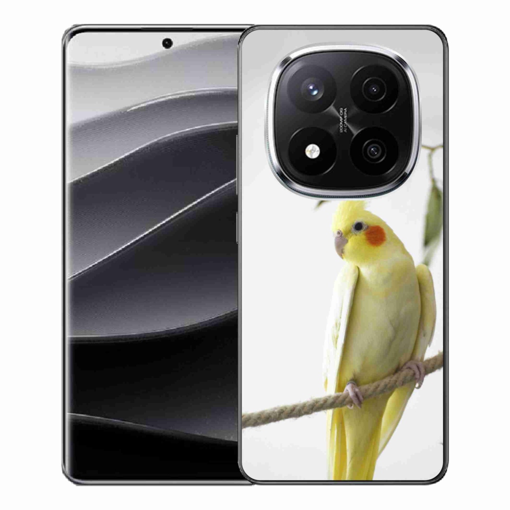 Gelový kryt mmCase na Xiaomi Remdi Note 14 Pro+ 5G - papoušek korela chocholatá