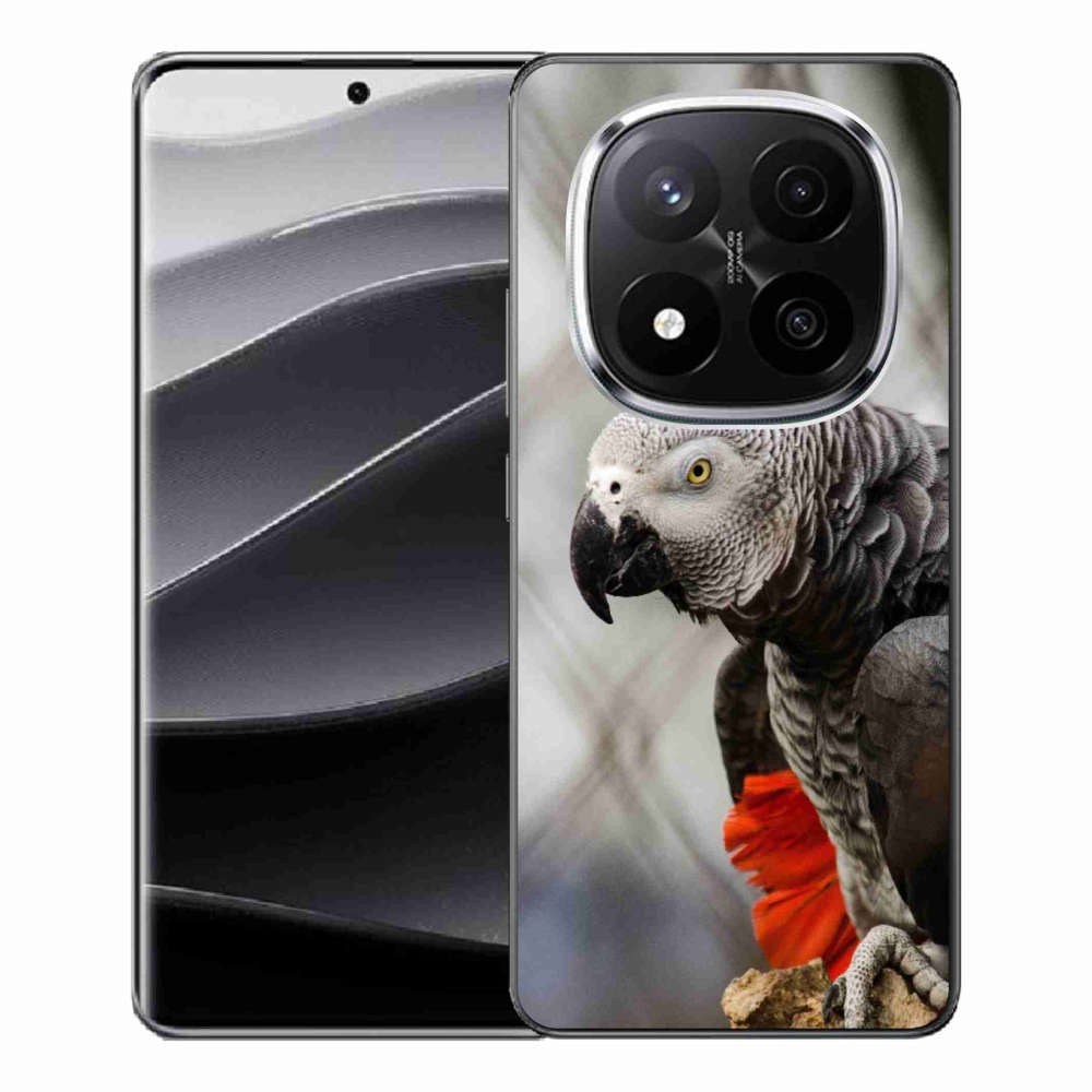 Gelový kryt mmCase na Xiaomi Remdi Note 14 Pro+ 5G - papoušek žako 3