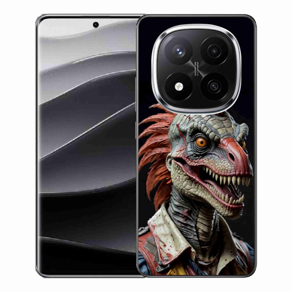 Gelový kryt mmCase na Xiaomi Remdi Note 14 Pro+ 5G - punk dinosaurus