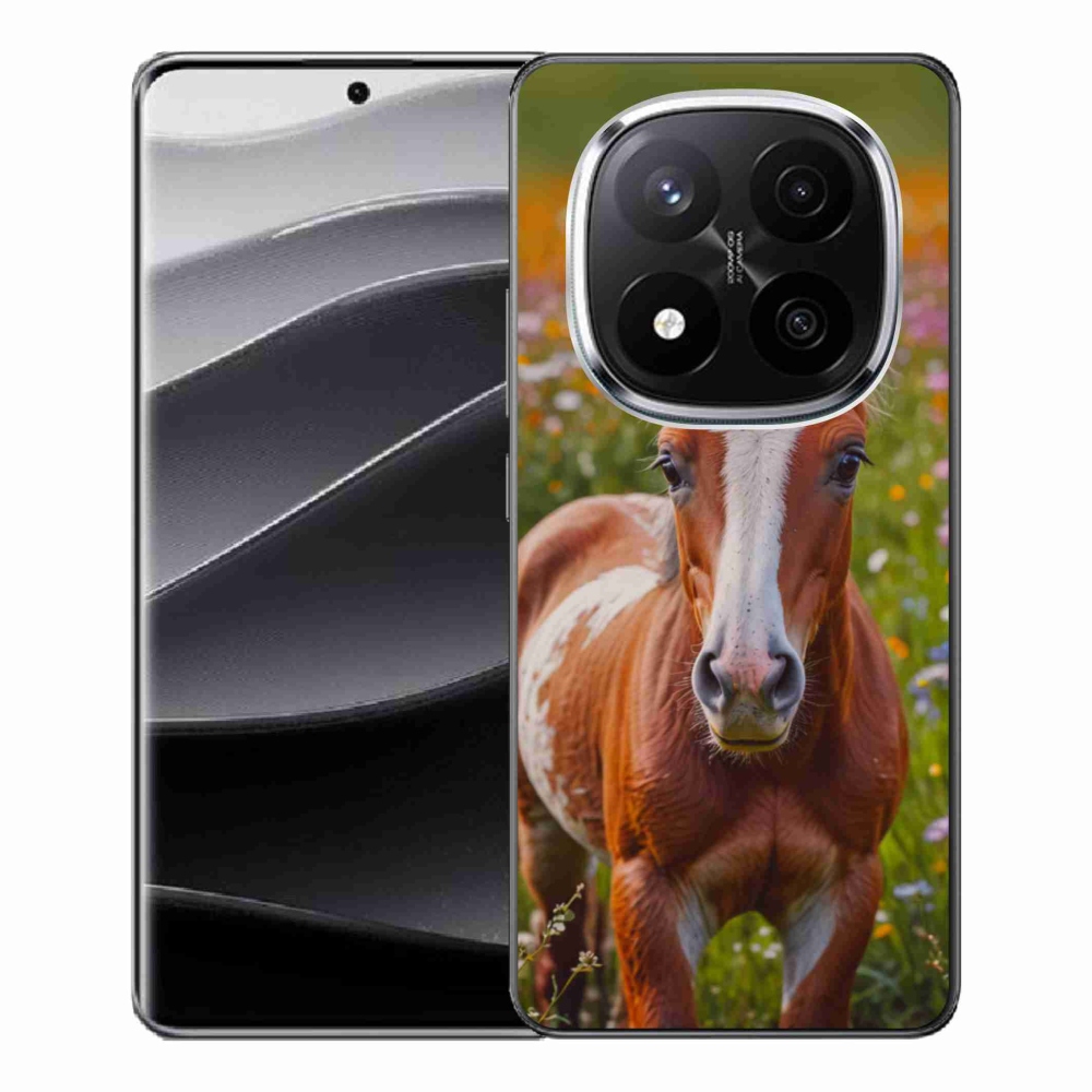 Gelový kryt mmCase na Xiaomi Remdi Note 14 Pro+ 5G - roztomilé hříbě