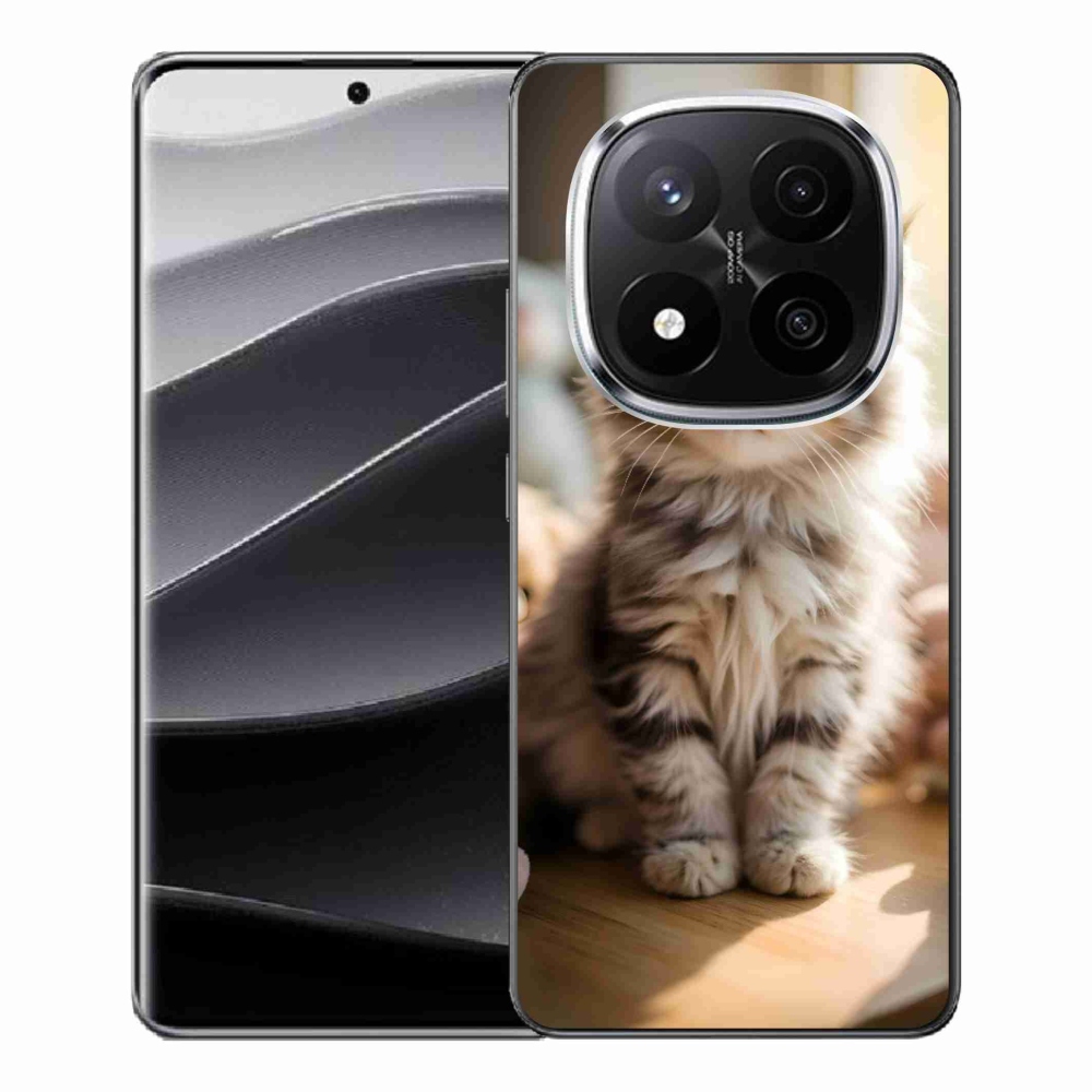 Gelový kryt mmCase na Xiaomi Remdi Note 14 Pro+ 5G - roztomilé kotě 10