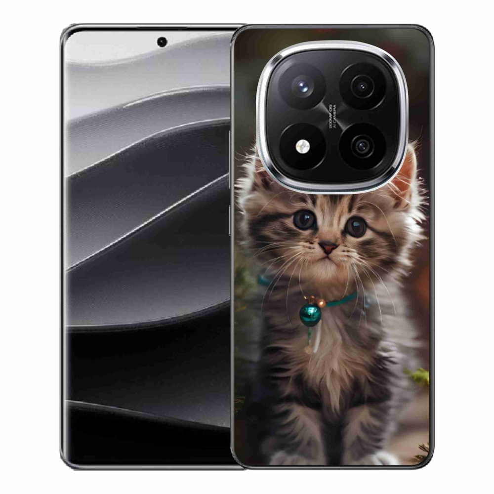 Gelový kryt mmCase na Xiaomi Remdi Note 14 Pro+ 5G - roztomilé kotě 11