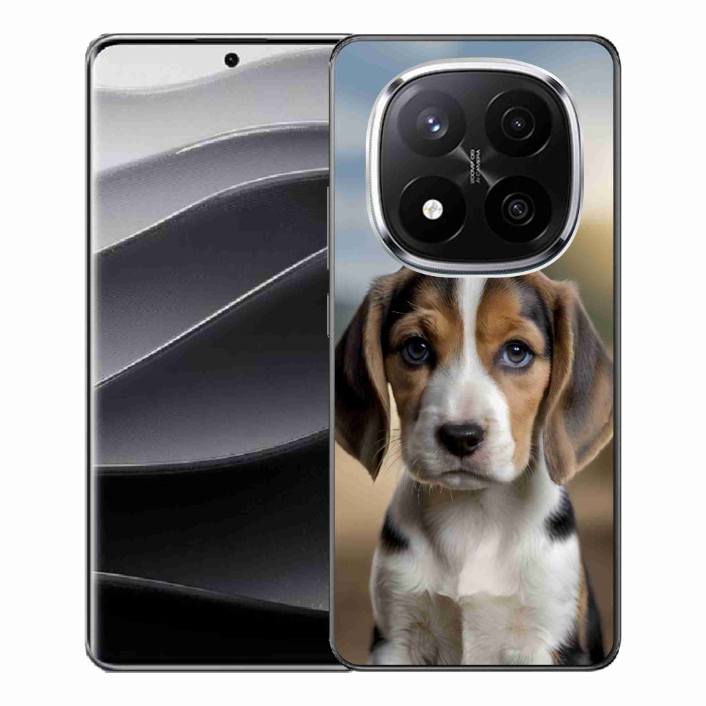 Gelový kryt mmCase na Xiaomi Remdi Note 14 Pro+ 5G - roztomilý bígl