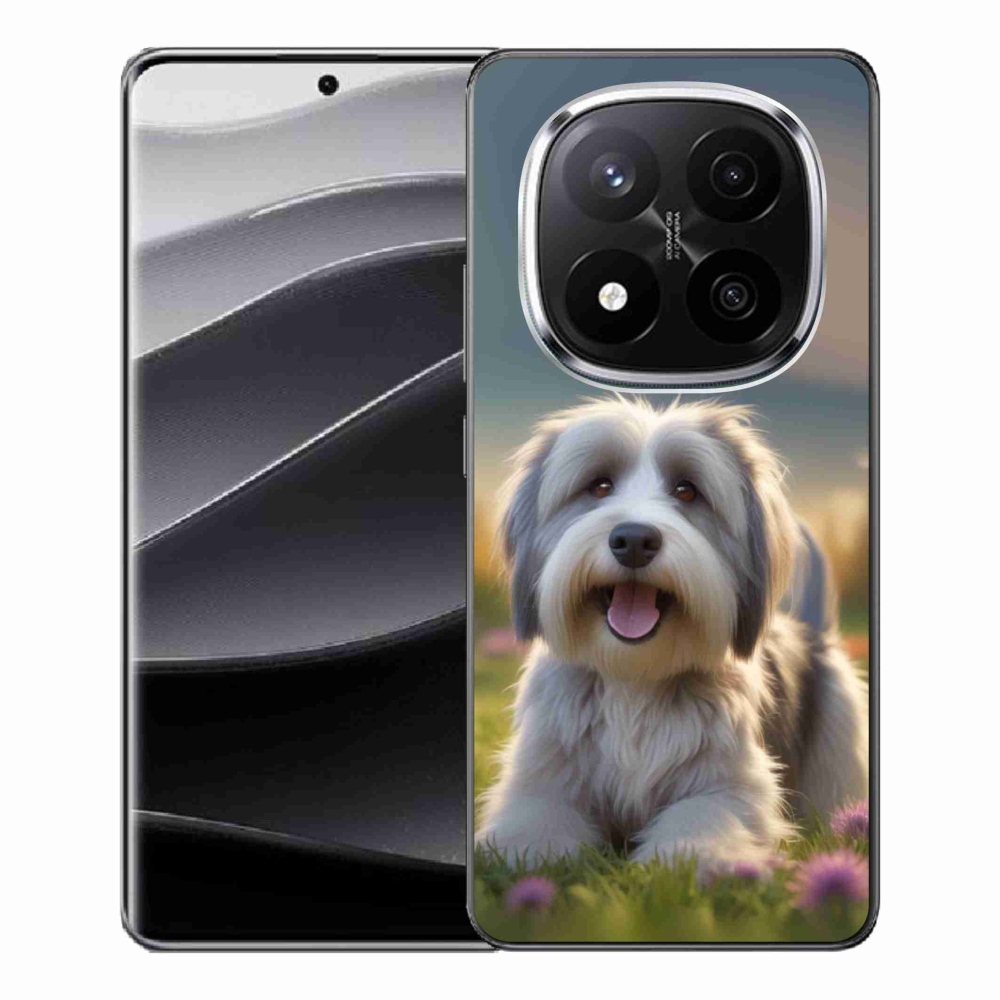 Gelový kryt mmCase na Xiaomi Remdi Note 14 Pro+ 5G - roztomilý havanský psík