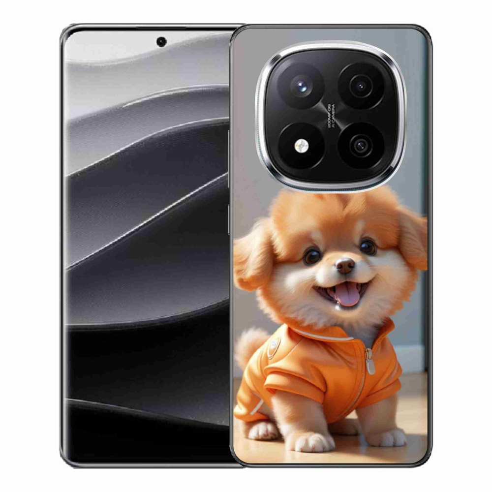 Gelový kryt mmCase na Xiaomi Remdi Note 14 Pro+ 5G - roztomilý pomeranian v mikině