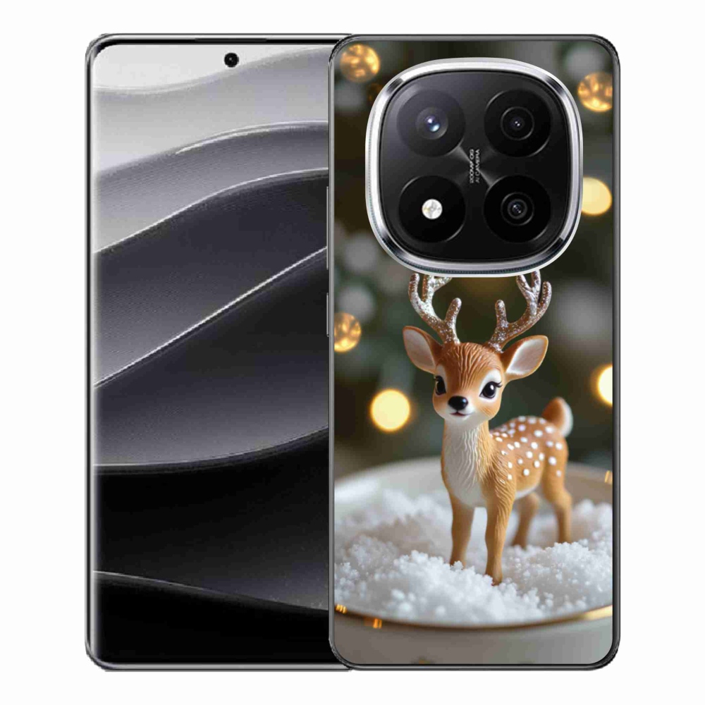 Gelový kryt mmCase na Xiaomi Remdi Note 14 Pro+ 5G - roztomilý vánoční jelen