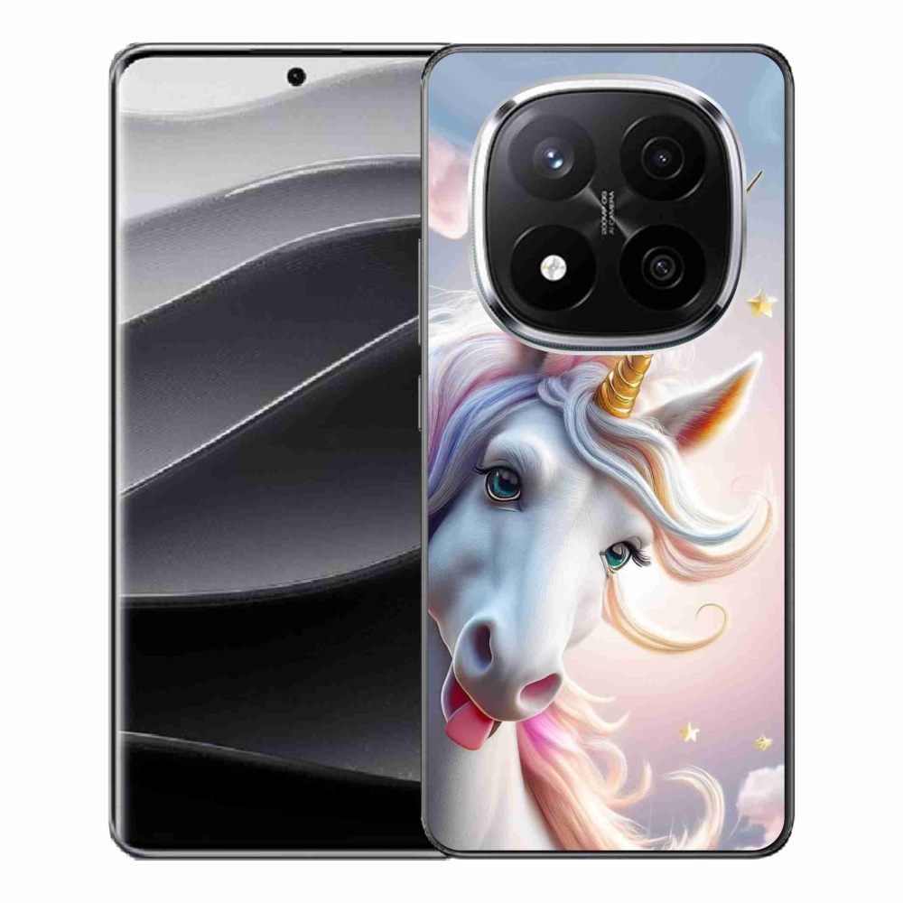 Gelový kryt mmCase na Xiaomi Remdi Note 14 Pro+ 5G - veselý jednorožec