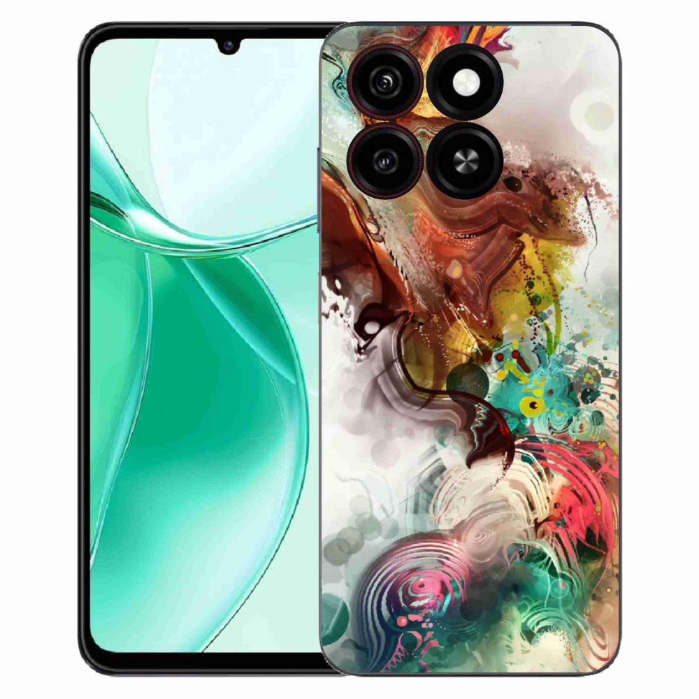 Gelový kryt mmCase na ZTE Blade A35 - abstrakt 1