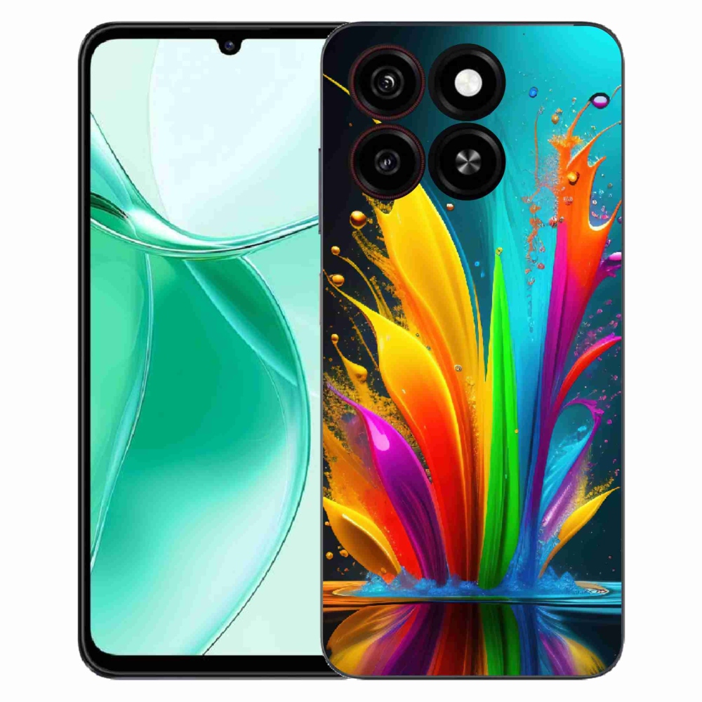 Gelový kryt mmCase na ZTE Blade A35 - abstraktní motiv 1
