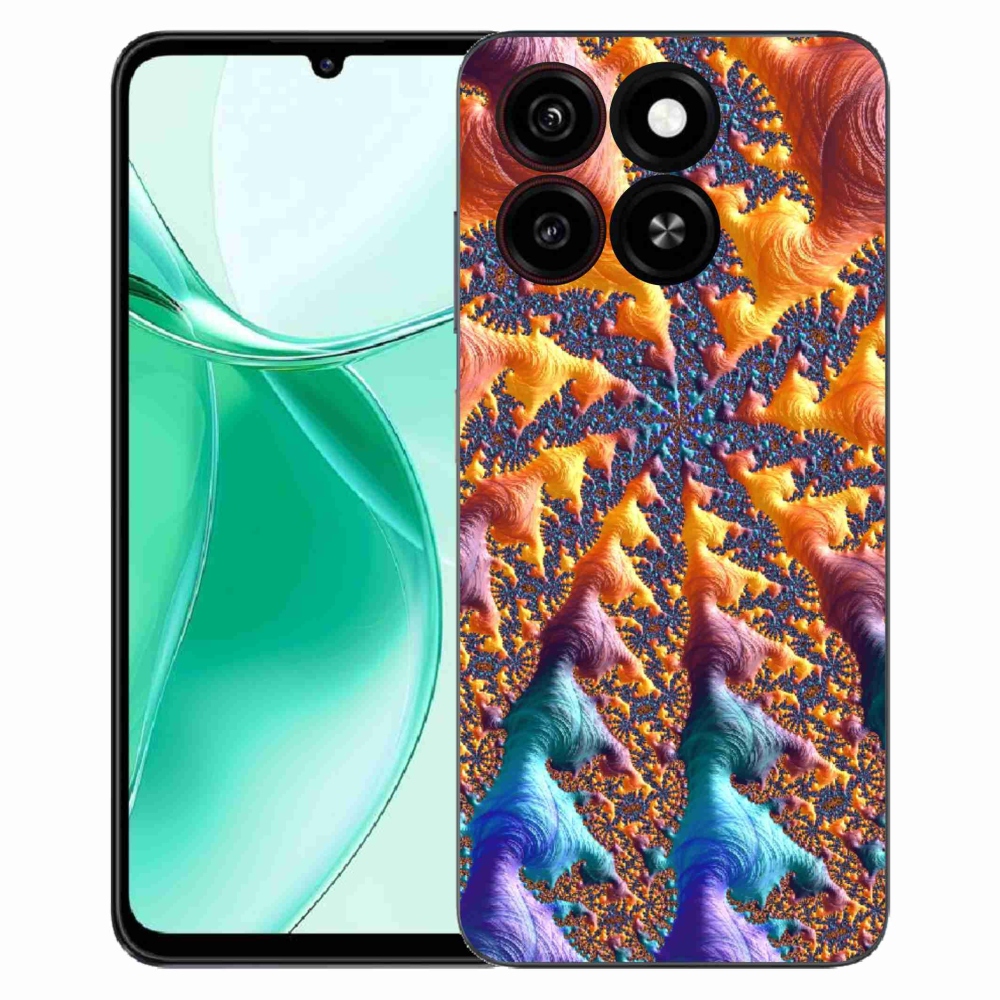 Gelový kryt mmCase na ZTE Blade A35 - abstraktní motiv 23