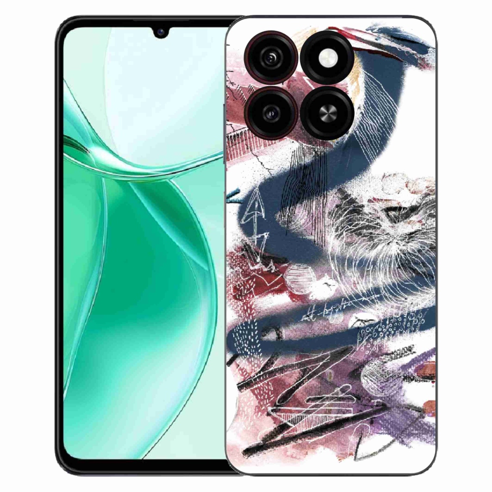 Gelový kryt mmCase na ZTE Blade A35 - abstraktní motiv 28