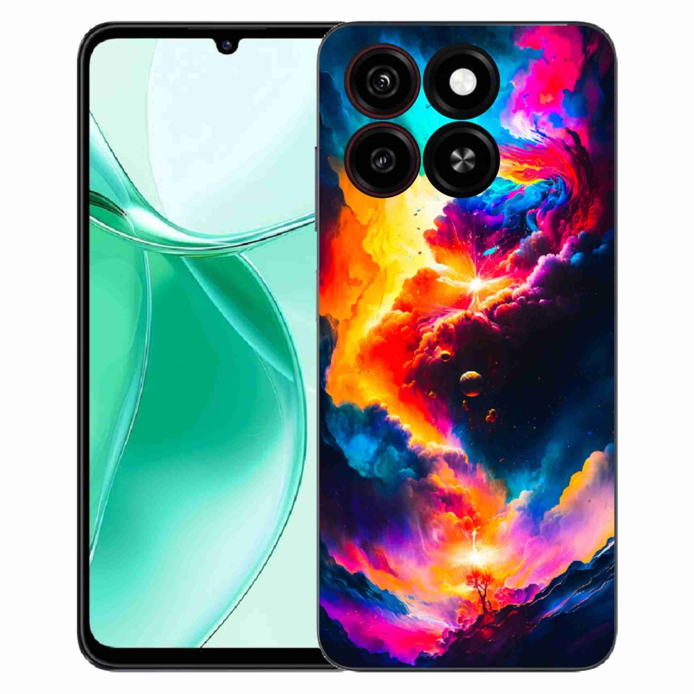Gelový kryt mmCase na ZTE Blade A35 - abstraktní motiv