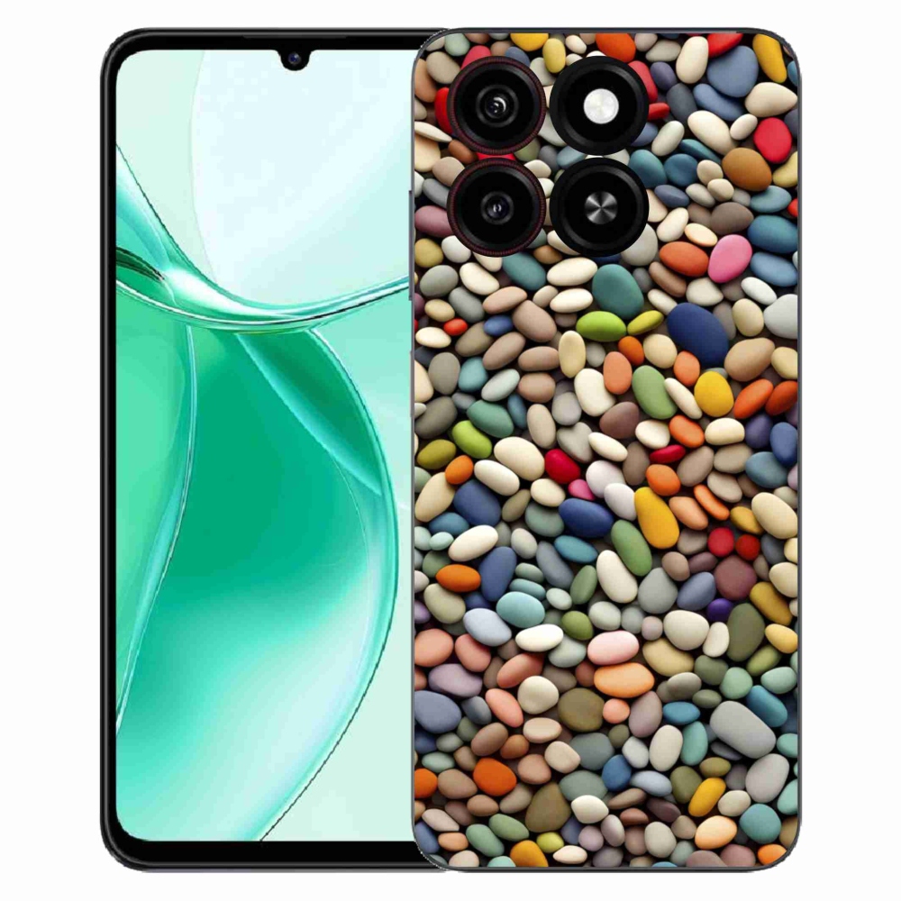 Gelový kryt mmCase na ZTE Blade A35 - barevné kamínky 2