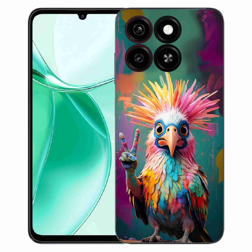 Gelový kryt mmCase na ZTE Blade A35 - barevný rebel