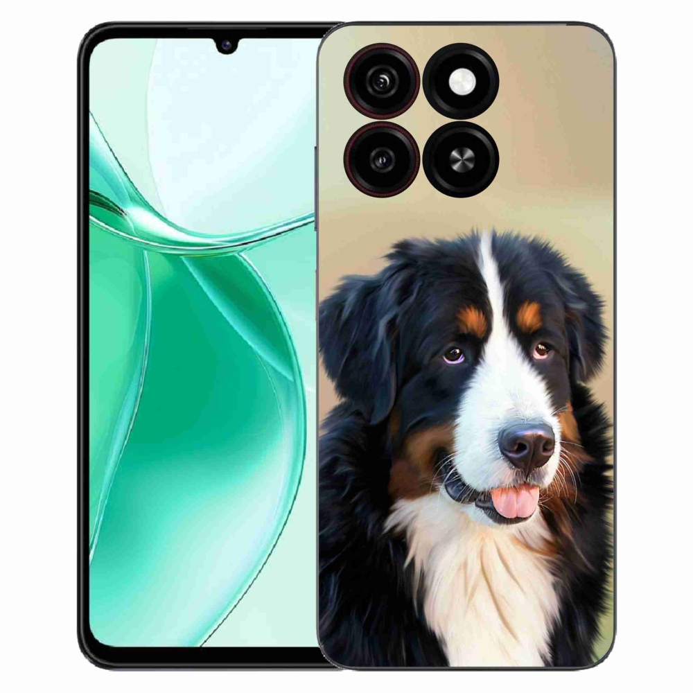 Gelový kryt mmCase na ZTE Blade A35 - bernský salašnický pes