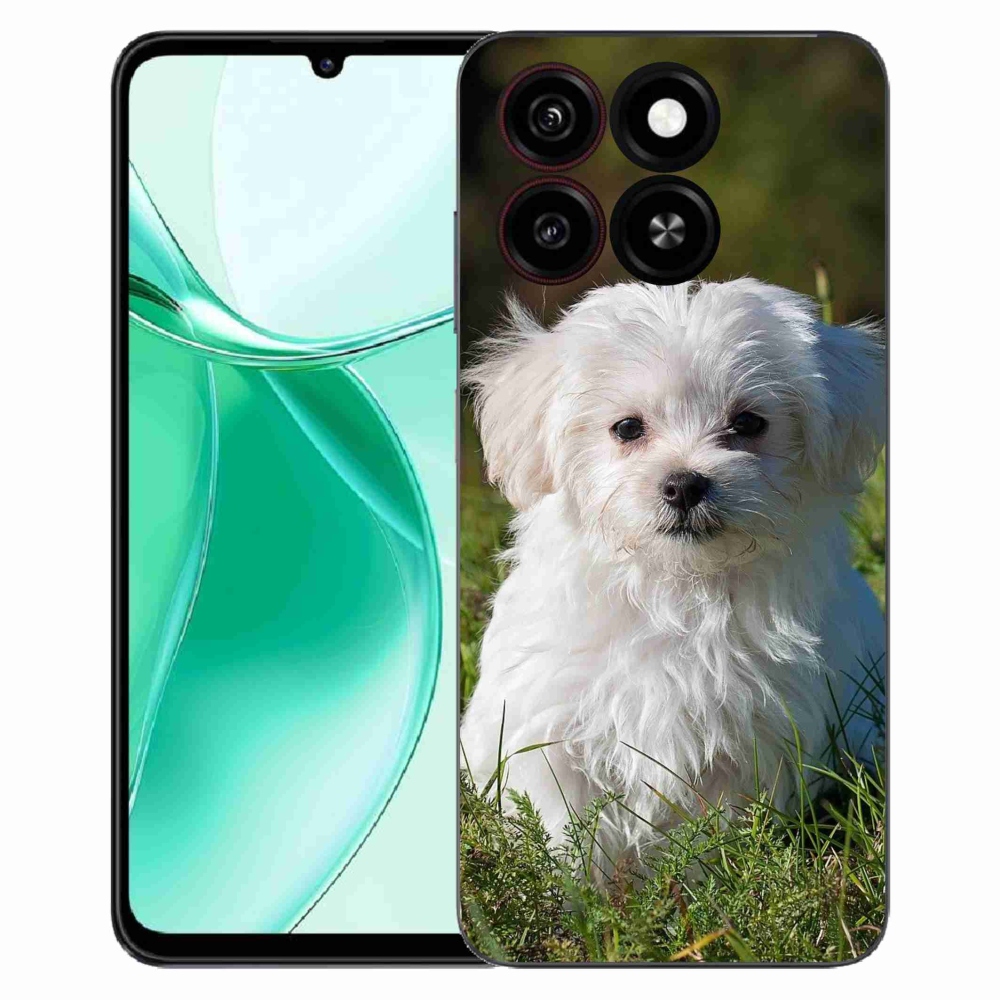 Gelový kryt mmCase na ZTE Blade A35 - bišonek