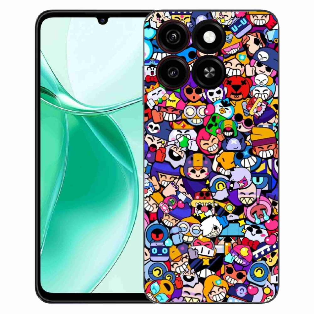 Gelový kryt mmCase na ZTE Blade A35 - brawl stars 2