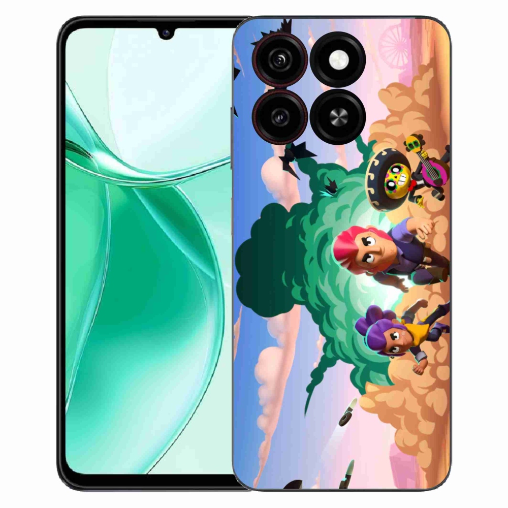 Gelový kryt mmCase na ZTE Blade A35 - brawl stars