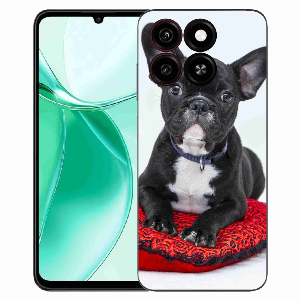 Gelový kryt mmCase na ZTE Blade A35 - buldok