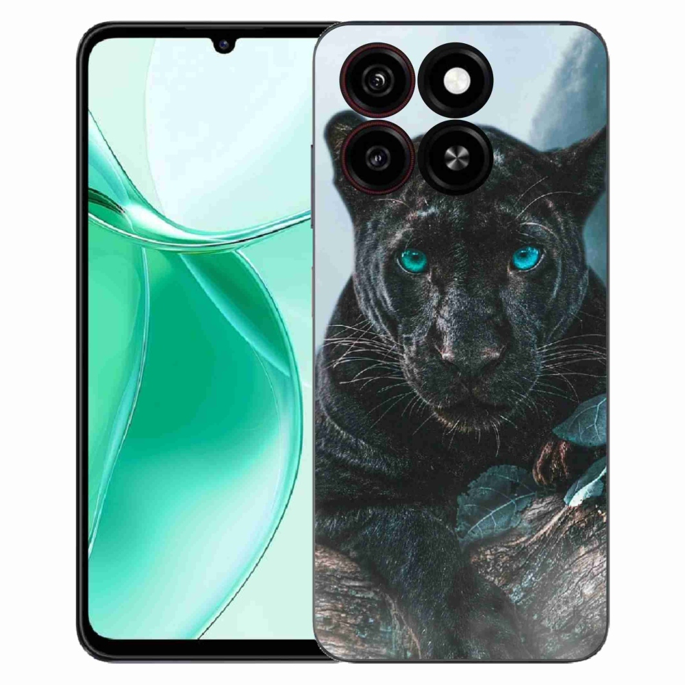 Gelový kryt mmCase na ZTE Blade A35 - černý panter