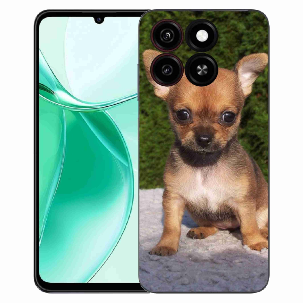 Gelový kryt mmCase na ZTE Blade A35 - čivava 3