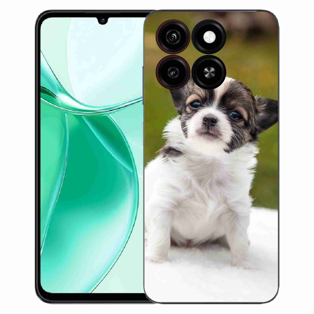 Gelový kryt mmCase na ZTE Blade A35 - čivava 4