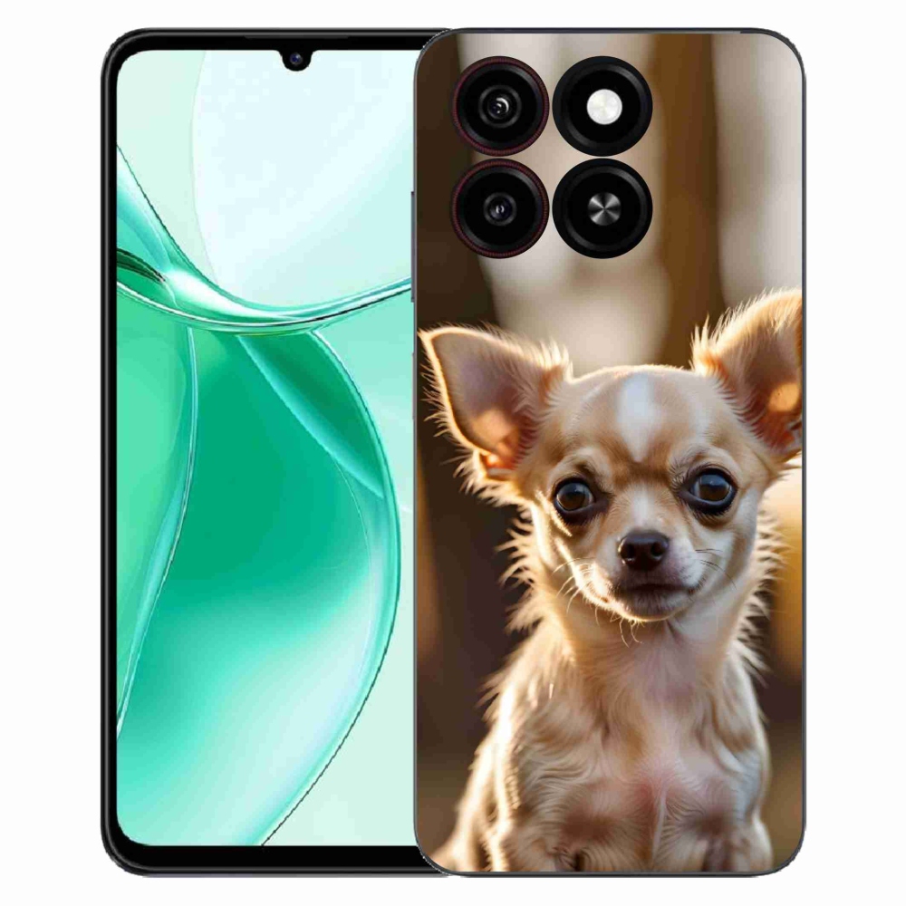 Gelový kryt mmCase na ZTE Blade A35 - čivava 6