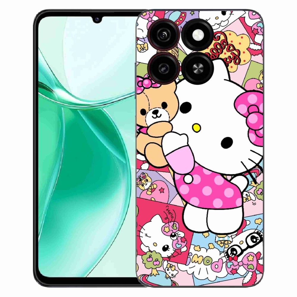 Gelový kryt mmCase na ZTE Blade A35 - cute kitty