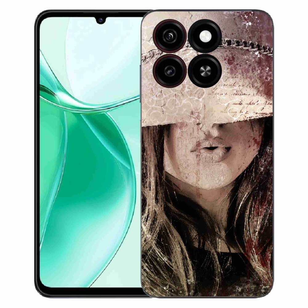 Gelový kryt mmCase na ZTE Blade A35 - dívka