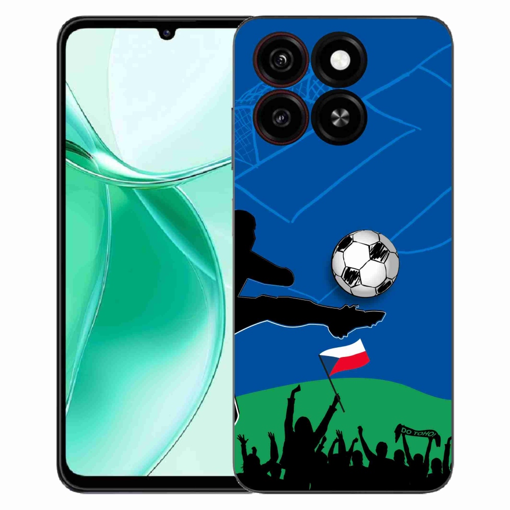 Gelový kryt mmCase na ZTE Blade A35 - fanoušci fotbalu