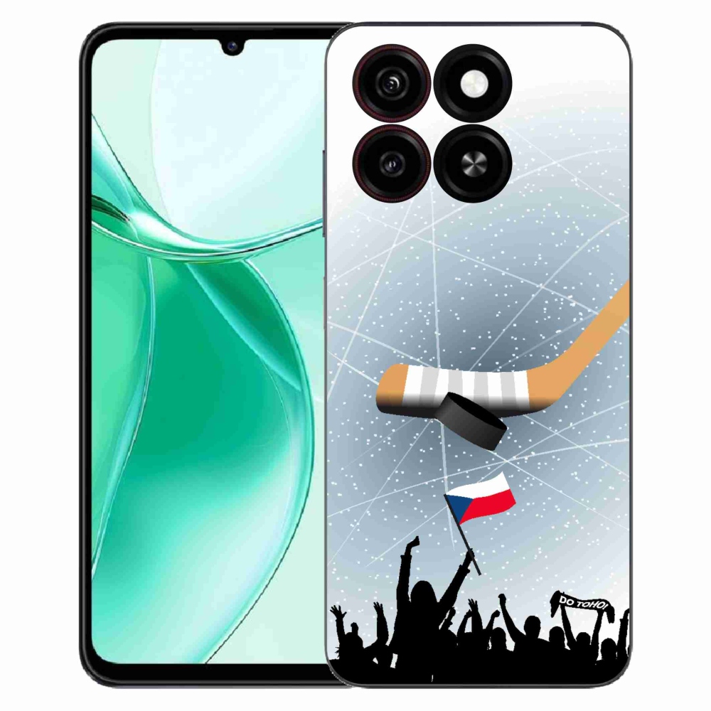 Gelový kryt mmCase na ZTE Blade A35 - fanoušci hokeje