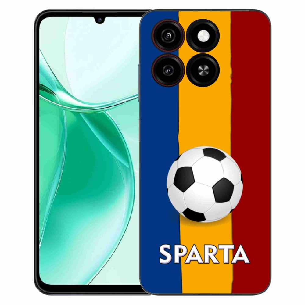 Gelový kryt mmCase na ZTE Blade A35 - fotbal 1
