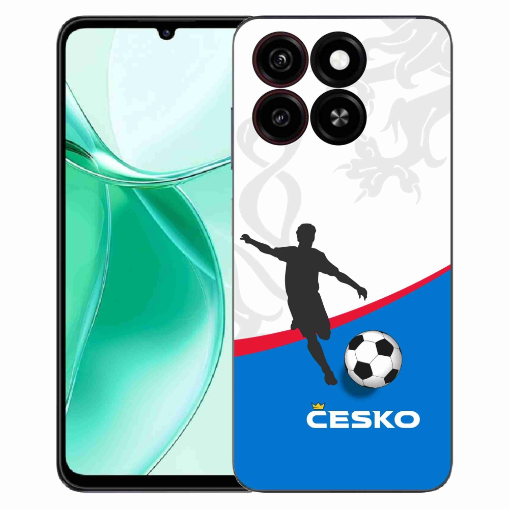 Gelový kryt mmCase na ZTE Blade A35 - fotbal Česko 1