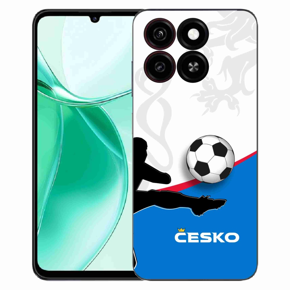 Gelový kryt mmCase na ZTE Blade A35 - fotbal Česko 3