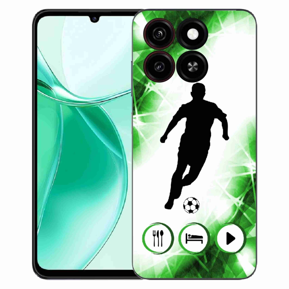 Gelový kryt mmCase na ZTE Blade A35 - fotbalista