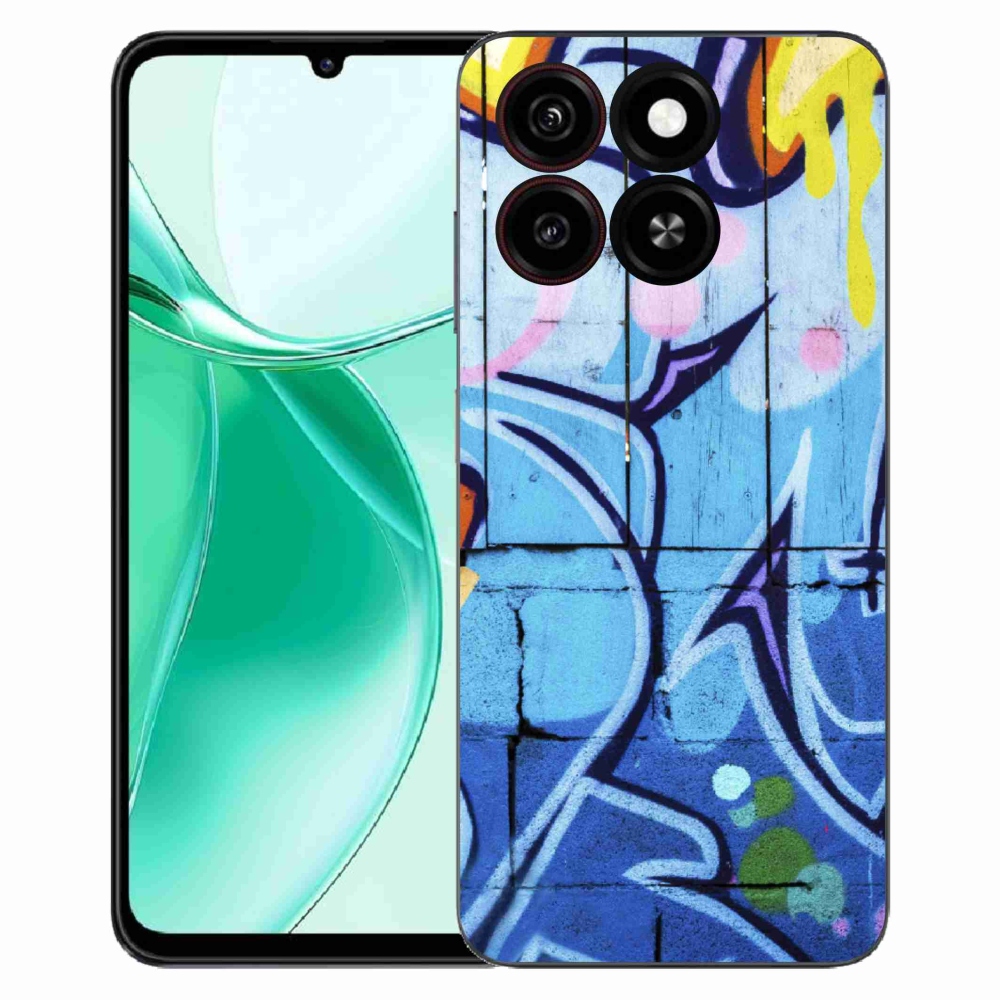 Gelový kryt mmCase na ZTE Blade A35 - graffiti