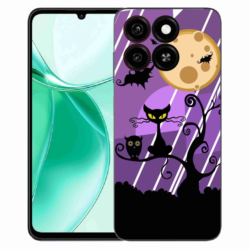 Gelový kryt mmCase na ZTE Blade A35 - halloween