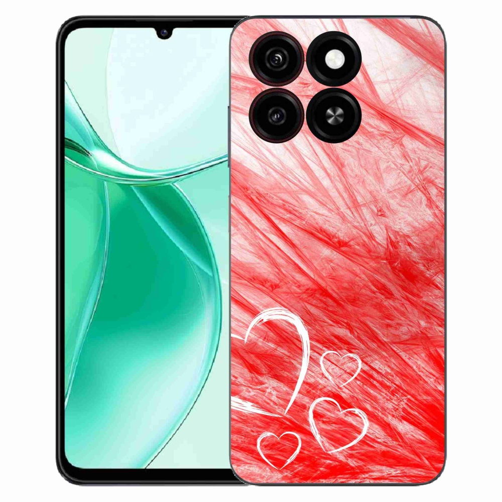Gelový kryt mmCase na ZTE Blade A35 - heart