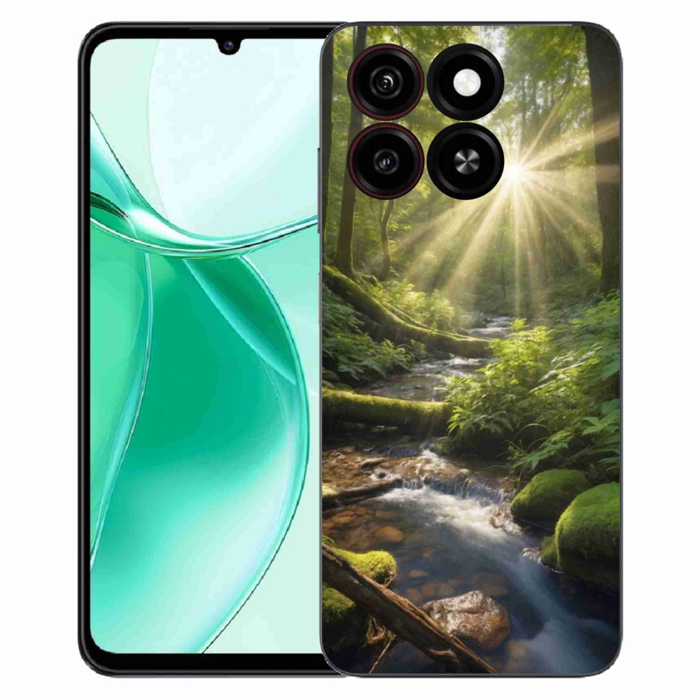 Gelový kryt mmCase na ZTE Blade A35 - hlubina lesa