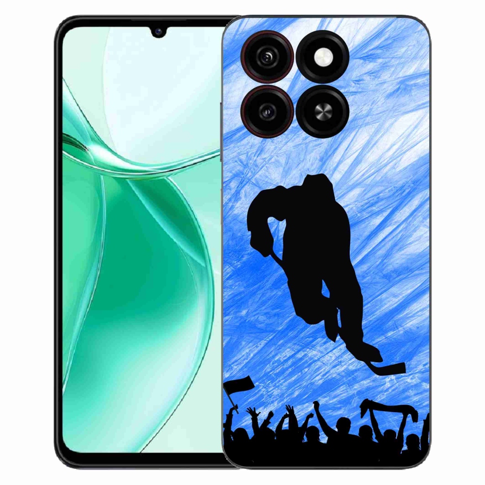 Gelový kryt mmCase na ZTE Blade A35 - hokejový hráč