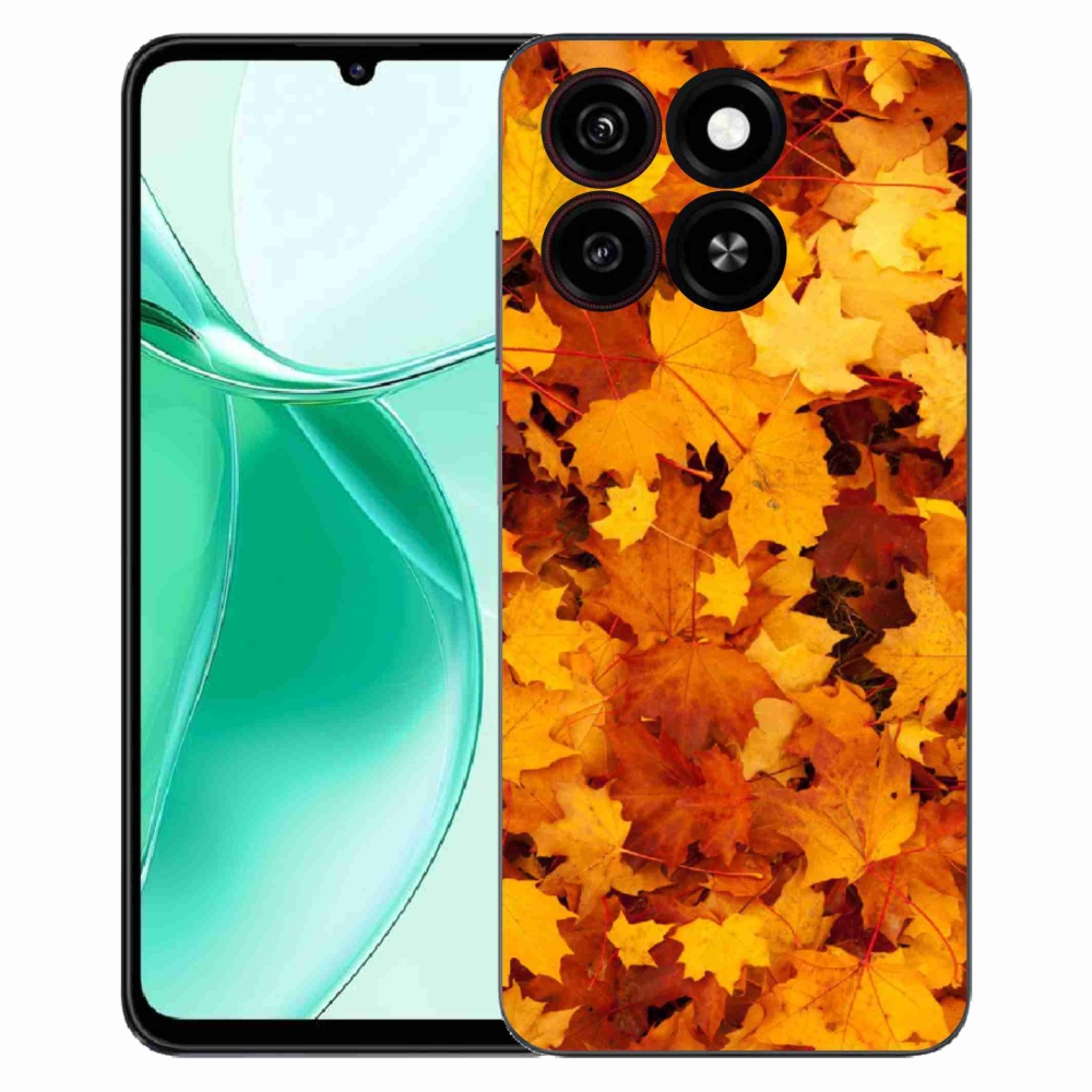 Gelový kryt mmCase na ZTE Blade A35 - javorové listy