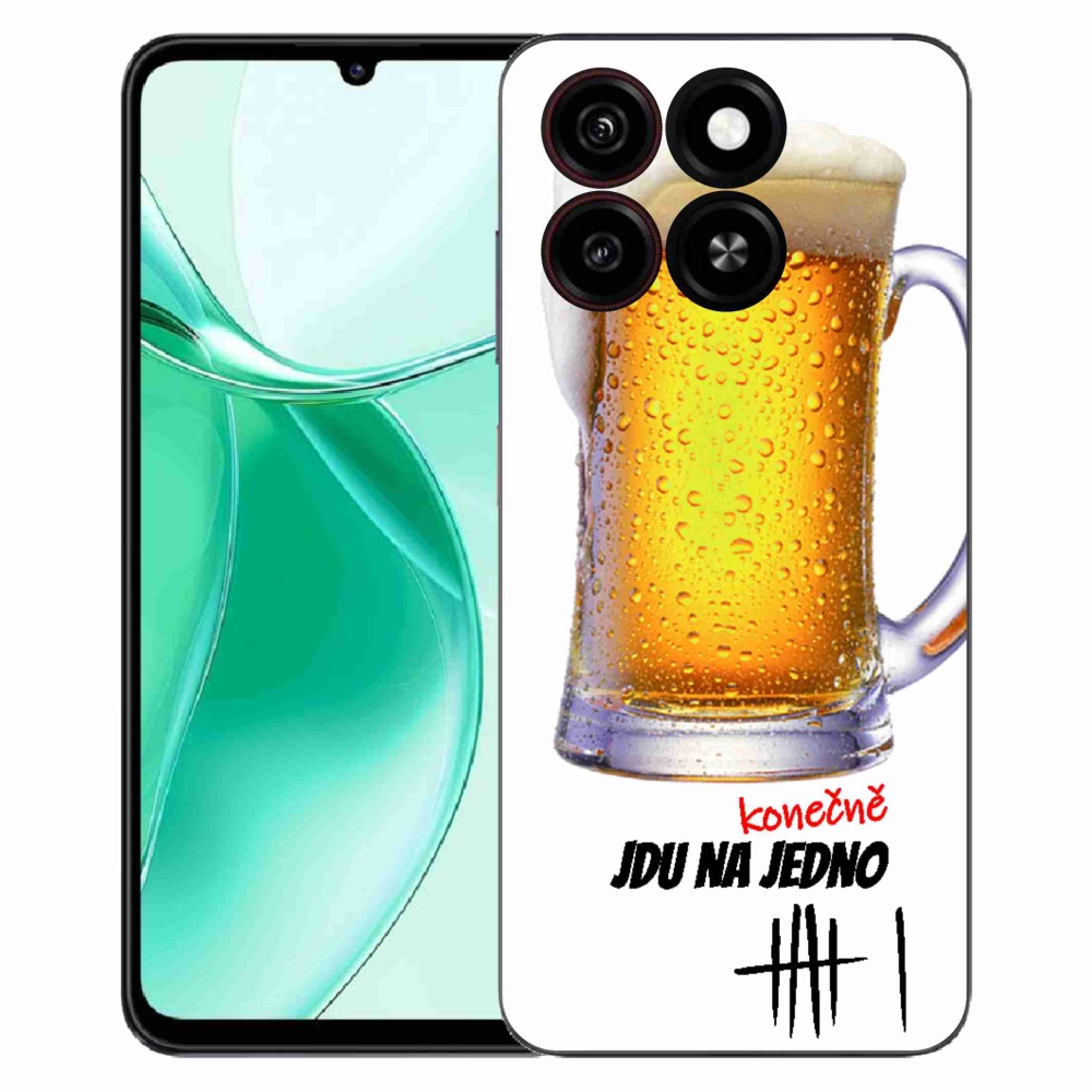 Gelový kryt mmCase na ZTE Blade A35 - jdu na jedno