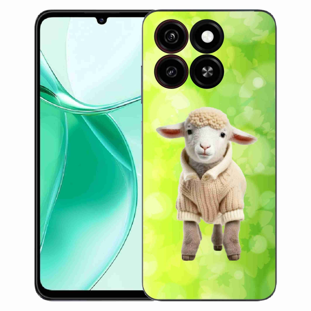 Gelový kryt mmCase na ZTE Blade A35 - jehně ve svetru