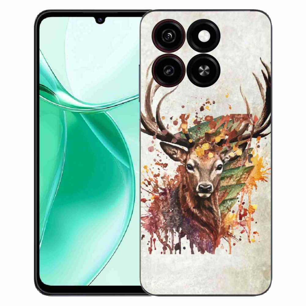 Gelový kryt mmCase na ZTE Blade A35 - jelen 1
