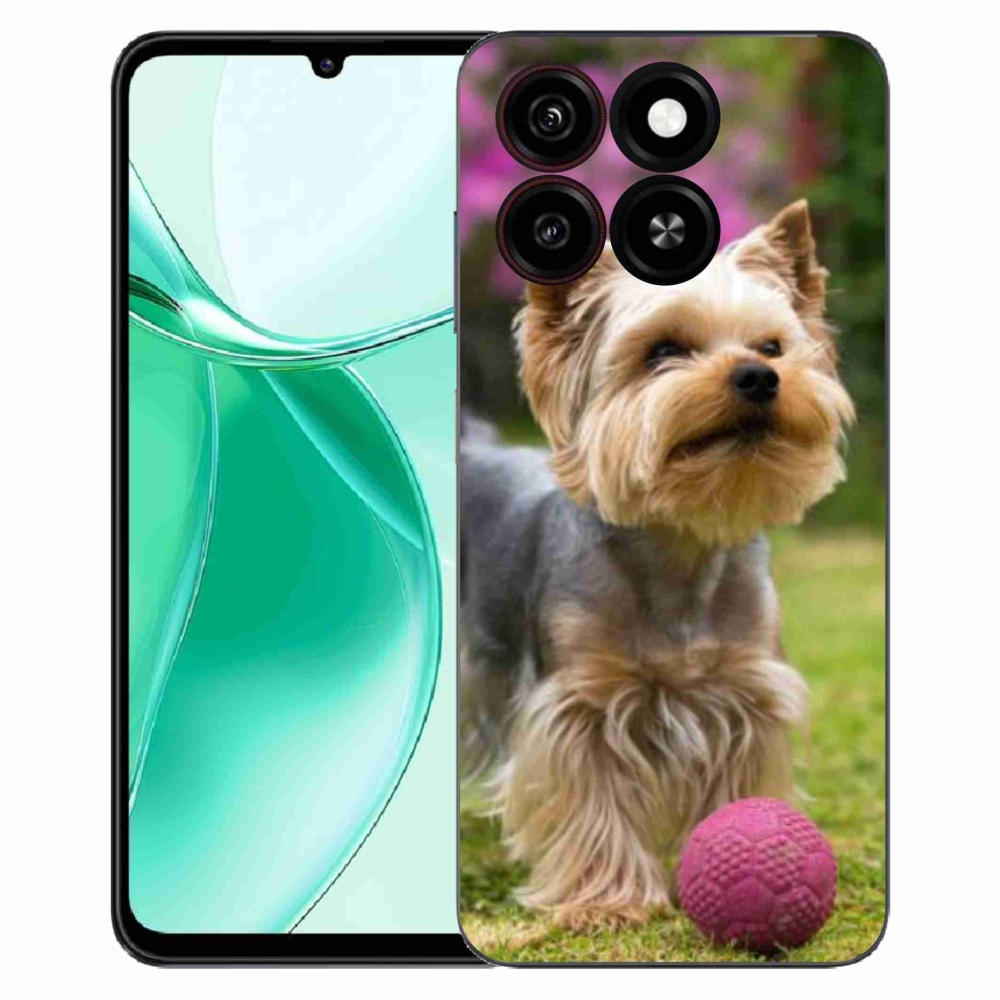 Gelový kryt mmCase na ZTE Blade A35 - jorkšír 4